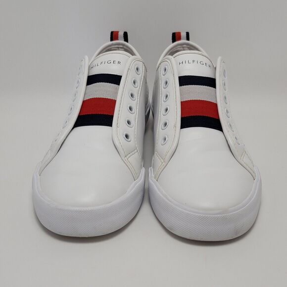 Tommy Hilfiger TWLETTY Womens White Slip On Low Top No Lace Up Sneaker Size 8.5M - Picture 5 of 13